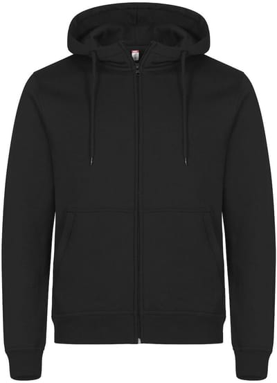Clique Miami Hoody FZ 0201034 - Zwart - XS