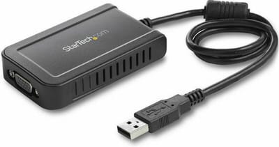 USB to VGA Adapter Startech USB2VGAE3 Black