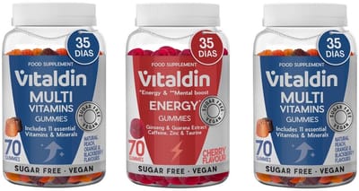Vitaldin Multivitamine Gummies 2 st + Energy 1 st Volwassenen Fruitsmaak Pack