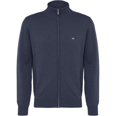 Fynch-Hatton Vest Cardigan Zip Uni Night / male
