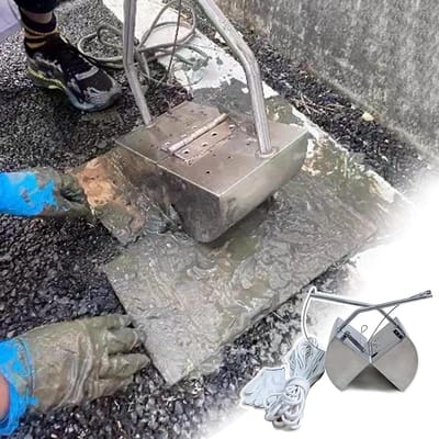 Modder Sampler - Bodem Grond - Milieu Monitoren - Roestvrij Staal - 3L Capaciteit - Zilver