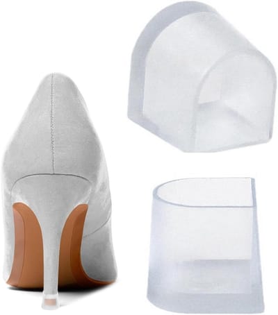 Hoge Hak Beschermers - Hiel Spikes - Veilig Lopen - Antislip Ontwerp - 2 Stuks - Transparant