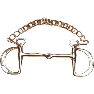Spaans paardenbit voor cyprium paard met pasjes, gebroken Feeling