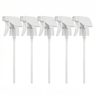 Dailygoods- Sproeier 5 Stuks - Trigger Sproeier - Instelbaar Mondstuk - Ergonomisch Handvat - Kunststof - Duurzaam Materiaal - Spuitkop