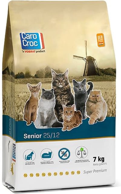 CaroCroc Senior 7kg met catessystick 5 gram