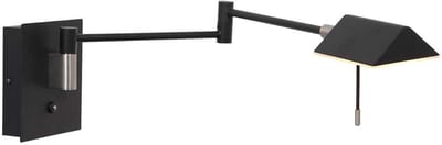 Steinhauer wandlamp Retina - zwart - metaal - 3402ZW