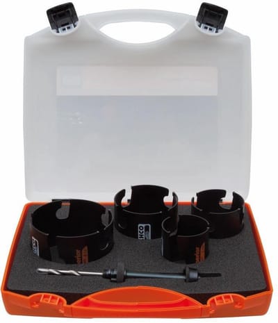 Bahco gatzagenset 5 dlg 64-76-92-114mm met extra gatzaag van 83mm