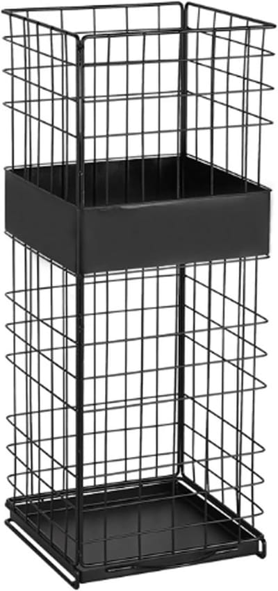 Parapluhouder - Paraplubak - Entree Opbergen - Met Lekbak - 50x18x18cm - Zwart