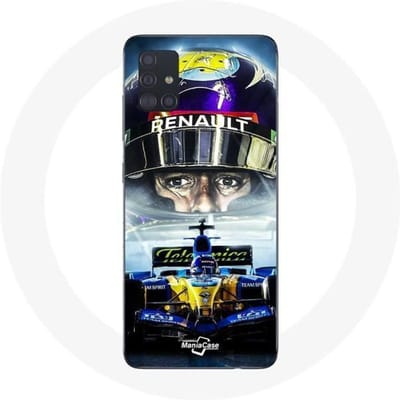 Samsung Galaxy A51 Case Formule 1 Fernando Alonso Díaz Spaanse F1-coureur