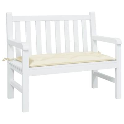 vidaXL - Tuinbankkussen - 100x50x7 - cm - oxford - stof - crèmekleurig