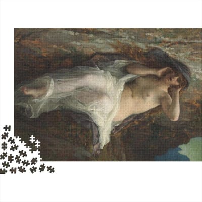 Houten Puzzel - Legpuzzel Volwassenen - Ontspanning Thuis - Met Bonus Poster - 1000 Stukjes - Museum Stijl