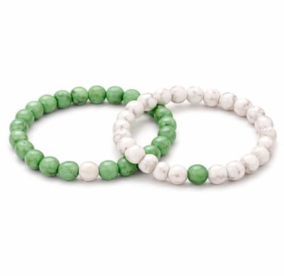 Vriendschapsarmbanden van Natuursteen – Set van 2 – Cadeau voor Vriendin of Koppel - EmmyRovi