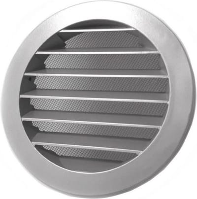 Schoepenrooster rond Ø150mm - Aluminium