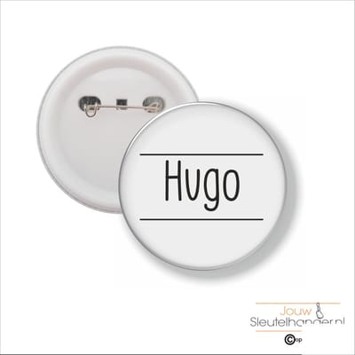 Button Met Speld 58 MM - Hugo