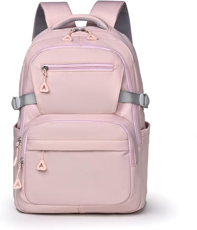 Rugzak - Waterdichte rugzak voor meisjes - Rugzak voor meisjes - Rugzak voor tieners - Rugzak voor middelbare scholieren - Lichtgewicht schooltas - Schooltas - Unisex rugzak met grote capaciteit - 1 stuk - Roze