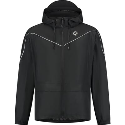 Rogelli Commuter Essential Dames en Heren Regenjas - Fiets - Zwart