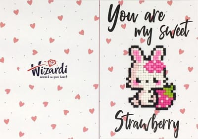 Diamond Paint Card Sweet Strawberry WD0353