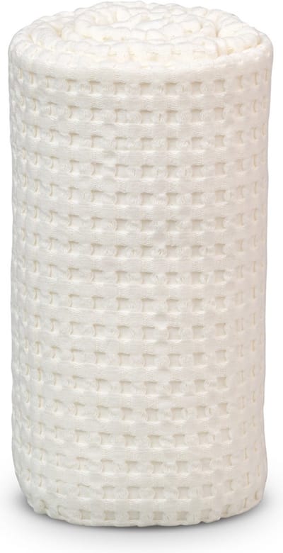 Lulujo - Wafel Dekentje - 100x80 cm - Wit