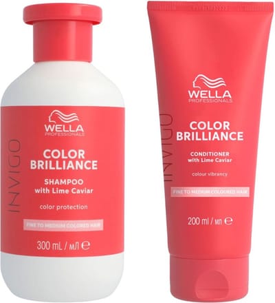 Wella Invigo Brilliance Fijn/Normaal Shampoo 250ml + Conditioner 200ml