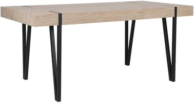 ADENA - Eettafel - Lichte houtkleur - 90 x 150 cm - MDF