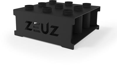 ZEUZ Halterstang Opbergsysteem Holder – Barbell Houder - Geschikt voor 9 Stangen - Zwart