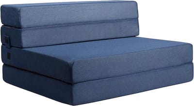 Opvouwbaar Vouwmatras en Logeerbed - 11,5 cm Dik, Ideaal voor Thuis en Reizen (90 x 190 cm)