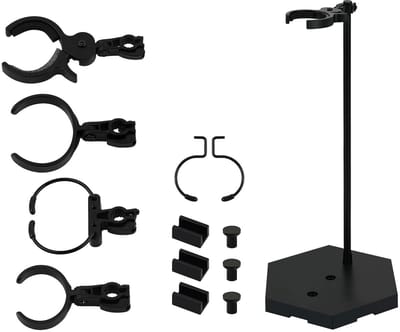 Dailygoods- Actiefiguurstandaard 12 Inch - Aansluitbare Metalen Standaard - Voor Figuren 1/6 en 1/9 Schaal - Stevige Constructie - Geschikt voor Verzamelobjecten - Figuurstandaard