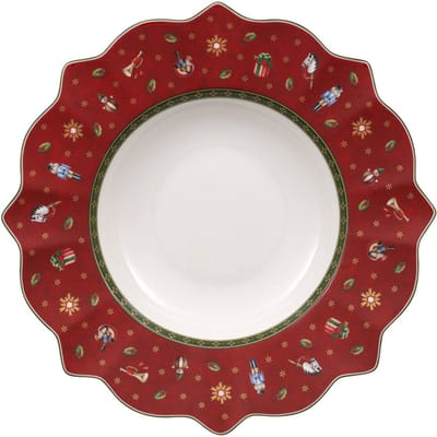 Villeroy & Boch Toy's Delight Diep bord - 26 cm - Rood