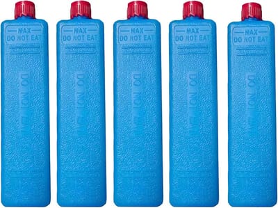 Koelaccu Set - Koelblokken Lunchbox - Outdoor Activiteiten - Hervriesbaar Herbruikbaar - 16x4 cm - Meerkleurig