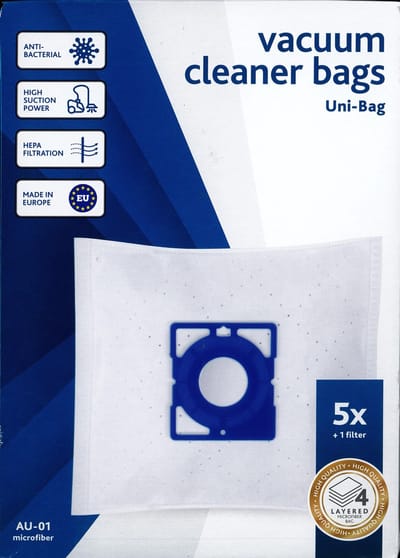 Vacustock stofzuigerzakken - Uni-Bag 5 zakken en filter