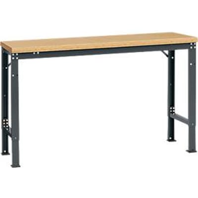 Manuflex basistafel UNIVERSAL Speciaal, 1500 x 800 mm, multiplex natuur, antraciet