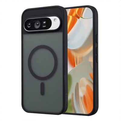 imoshion Hoesje - Geschikt voor Google Pixel 9 Pro XL - Color Guard Backcover met Magnetische Ring - Zwart