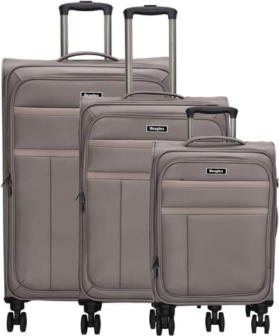 Beagles Luanco Koffer 20-24-28 Inch - Kofferset - TSA Slot - Reizen - Travel - Taupe