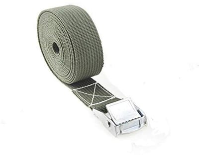 Verstelbare 25mm Ratel Spanriemen voor Motorfiets en Trailer - Heavy Duty Sjorbanden Groen