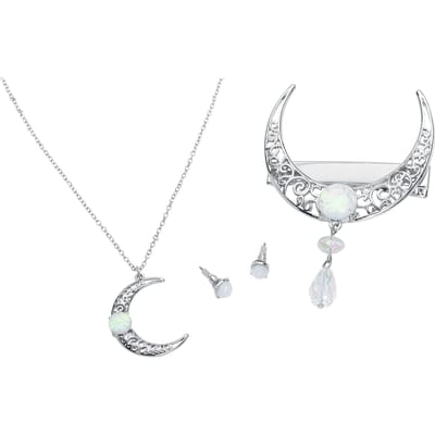 Gothicana by EMP - Gothic Haarklem - Shiny Moon - voor Vrouwen - zilverkleurig