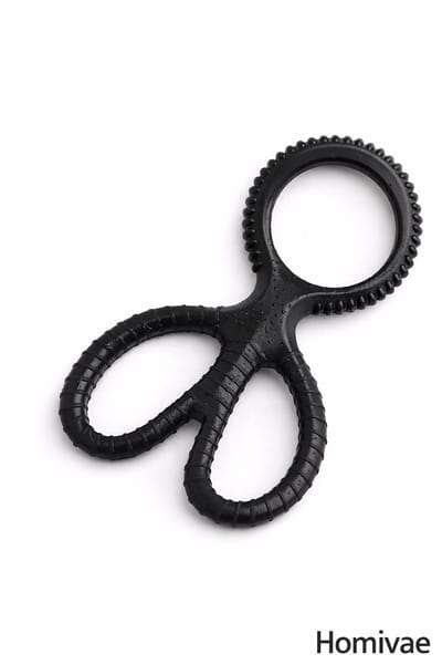 Homivae - Cockring met Ballenspreider – 2-in-1 Penisring & Scrotum Ring – Vertraagd Klaarkomen