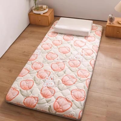 Vloermatras - Dikke slaapmat - Comfortabel slapen - Huidvriendelijk katoen - 180x200cm - B