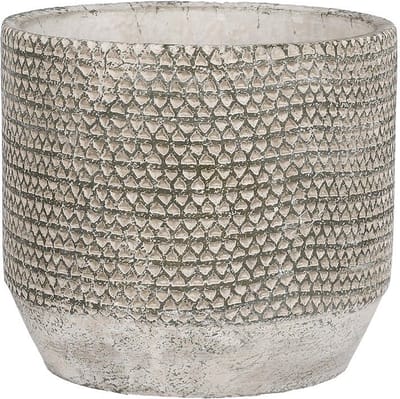 MICA DECORATIONS JACK BLOEMPOT - H13 X Ø15 CM - GROEN