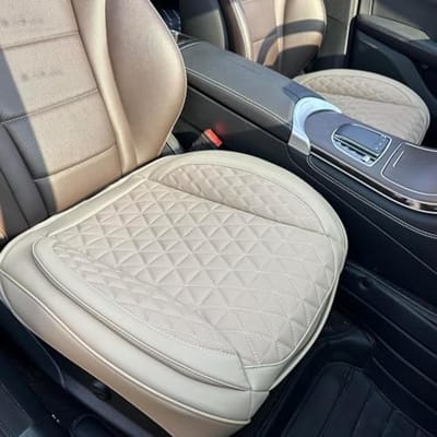 Dailygoods- Voorstoelbekleding Antislip - Autostoelhoes Universeel - Volledige Wrap - Opbergfunctie - Geschikt voor de meeste Auto's/SUV's - 2 Stuks
