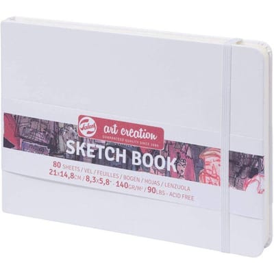Talens Art Creation schetsbook wit 14,8x21 140grams
