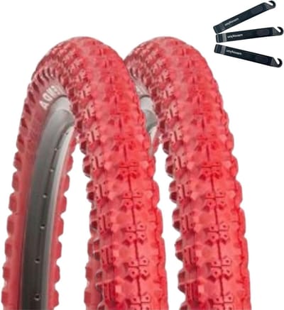 BMX Fietsbanden - Banden BMX - Freestyle Rijden - Omlopend Profiel - 20 x 2.25 - Rood