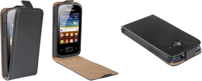 Flip Case voor Samsung Galaxy Pocket 2 zwart ultradun