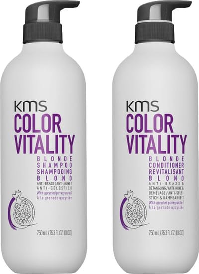 KMS ColorVitality Blonde Shampoo + Conditioner 750ml