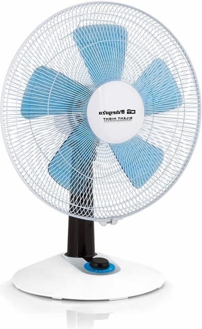 Tafelventilator 4 snelheden turbo-functie 60 W wit - TF 0148 Turbo fan