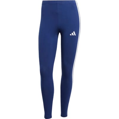 Adidas Sportswear Essentials 3-Stripes Katoenen Legging - Dames - Blauw