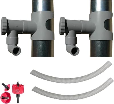 Water Verzamelaar - Regenwater Opvanger - Tuin Water Geven - Snelle Montage - 20 Liter Capaciteit - Grijs