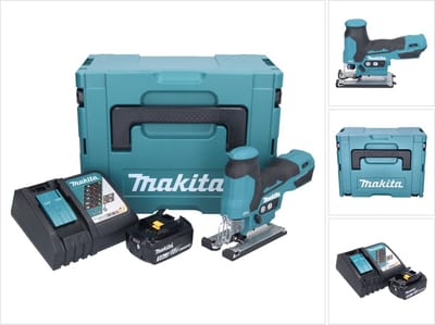 Makita DJV185RF1J DJV185RF1J Accu-decoupeerzaag Incl. accu, Incl. lader, Incl. koffer 18 V 3.0 Ah Aantal meegeleverde accus: 1