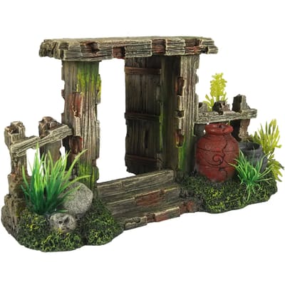Aqua Della - Aquariumdecoratie - Vissen - Hek Met Deur 19x8x10,5cm - 1st