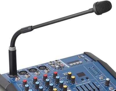 Dailygoody - Professionele Zwanenhalsmicrofoon - Dynamische DJ-microfoon - Flexibel en verstelbaar - Hoogwaardige geluidskwaliteit - Geschikt voor muz...