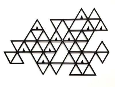 Decorizzly Numa Serie - Kapstok - Geometrisch - 10 Haken - Staal